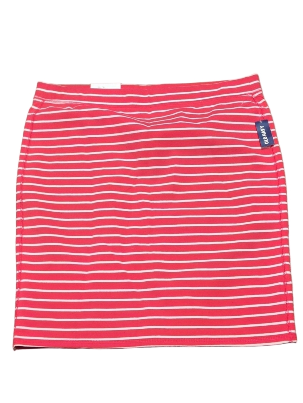 Old Navy Pink Stripe Print Pencil Skirt Size Large